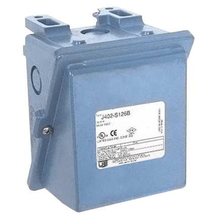 United Electric Pressure Switch, 400 Series Type J402 Models S126B to S164B